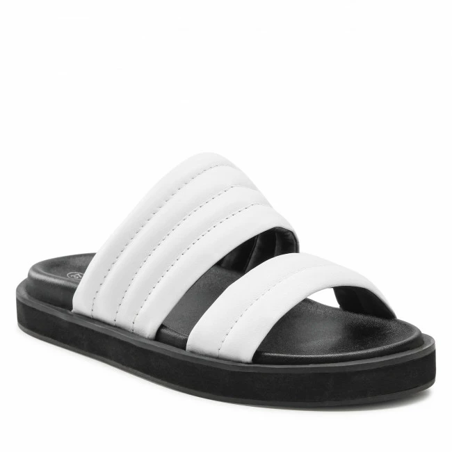 Casual Mules Slides LASOCKI - WI16-4808-05 White White 3 Casual Mules Slides LASOCKI - WI16-4808-05 White White