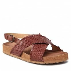 Casual Sandals Sandals LASOCKI - WI12-MARIYO-02 Chocolate Brown Brown