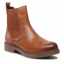 Elastic-sides Chelsea Boots LASOCKI - WI16-ZOLA-06 Camel Brown