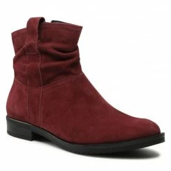 Ankle Boots LASOCKI - WI23-DALIA3-10 Maroon Dark Red