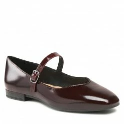 Lasocki Store Online 32 Flats Shoes LASOCKI - RST-ROMI-18 Maroon Dark Red