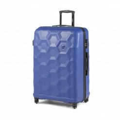 Suitcases Large Trolley LASOCKI - BLW-A-103-90-08 Cobalt Blue Navy Blue