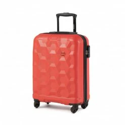 Suitcases Small Trolley LASOCKI - BLW-A-101-30-08 Red Red