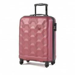 Suitcases Small Trolley LASOCKI - BLW-A-101-35-08 Burgundy Dark Red