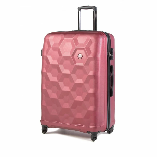 Suitcases Large Trolley LASOCKI - BLW-A-103-35-08 Burgundy Dark Red 3 Suitcases Large Trolley LASOCKI - BLW-A-103-35-08 Burgundy Dark Red