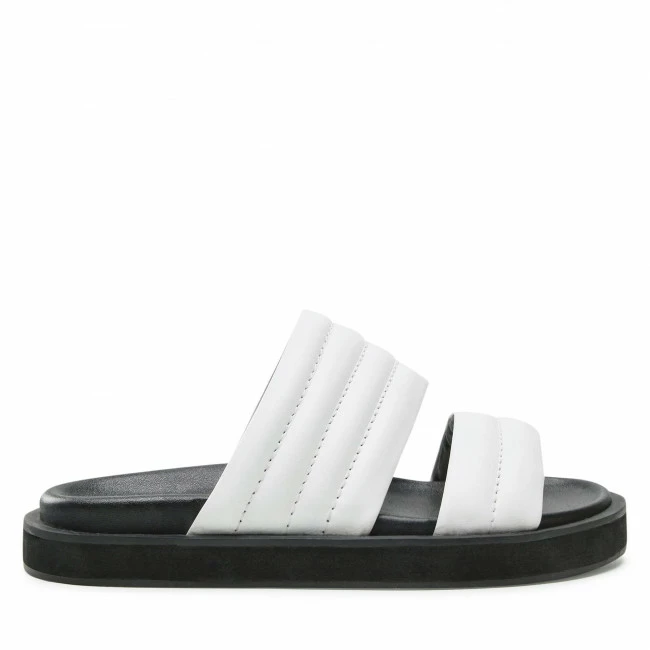 Casual Mules Slides LASOCKI - WI16-4808-05 White White 4 Casual Mules Slides LASOCKI - WI16-4808-05 White White - Image 2