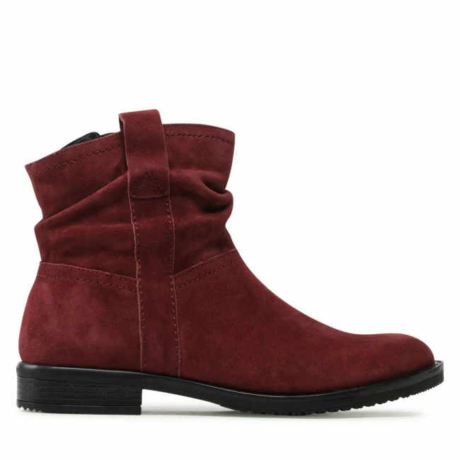 Ankle Boots LASOCKI - WI23-DALIA3-10 Maroon Dark Red 4 Ankle Boots LASOCKI - WI23-DALIA3-10 Maroon Dark Red - Image 2