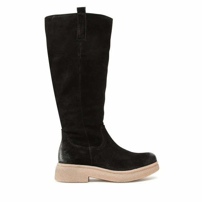 Jackboots Knee High Boots LASOCKI - WI23-BULGY-06 Black Black 4 Jackboots Knee High Boots LASOCKI - WI23-BULGY-06 Black Black - Image 2