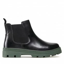Elastic-sides Chelsea Boots LASOCKI - WI23-PUSZAN-08 Green Black -Lasocki Store Online 02 5904248970574 rz