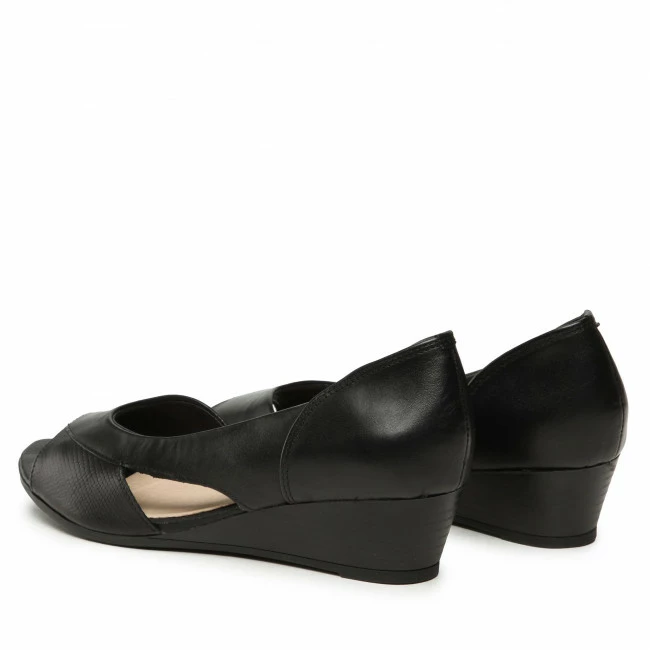 Wedges Sandals LASOCKI - OCE-TTT-06 Black Black 5 Wedges Sandals LASOCKI - OCE-TTT-06 Black Black - Image 3