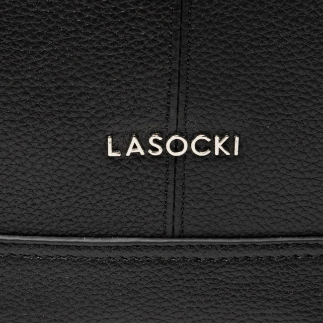 Canvas Totes & Shoppers Handbag LASOCKI - MLS-K-021-10-01 Black Black 5 Canvas Totes & Shoppers Handbag LASOCKI - MLS-K-021-10-01 Black Black - Image 3