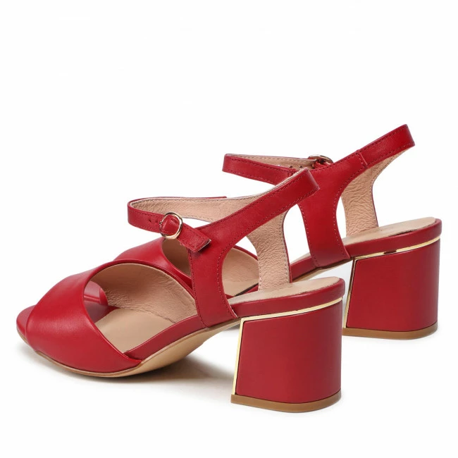 Casual Sandals Sandals LASOCKI - WYL3117-2Z Red Red 5 Casual Sandals Sandals LASOCKI - WYL3117-2Z Red Red - Image 3