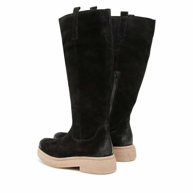 Jackboots Knee High Boots LASOCKI - WI23-BULGY-06 Black Black 5 Jackboots Knee High Boots LASOCKI - WI23-BULGY-06 Black Black - Image 3