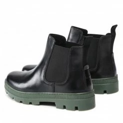 Elastic-sides Chelsea Boots LASOCKI - WI23-PUSZAN-08 Green Black -Lasocki Store Online 03 5904248970574 rz