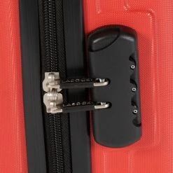 Suitcases Small Trolley LASOCKI - BLW-A-101-30-08 Red Red -Lasocki Store Online 03 5904862269689 mk
