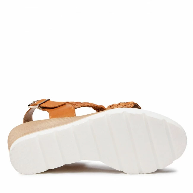 Wedges Sandals LASOCKI - RST-4766-01 Camel Brown 6 Wedges Sandals LASOCKI - RST-4766-01 Camel Brown - Image 4