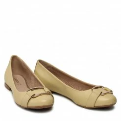 Ballerina Shoes Flats LASOCKI - RST-ERICA-08 Yellow Yellow -Lasocki Store Online 05 5904248532840 rz