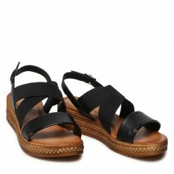 Wedges Sandals LASOCKI - WI16-WARKOCZ-01 Black Black -Lasocki Store Online 05 5904248624613 rz