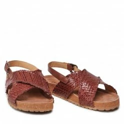 Casual Sandals Sandals LASOCKI - WI12-MARIYO-02 Chocolate Brown Brown -Lasocki Store Online 05 5904248700638 rz