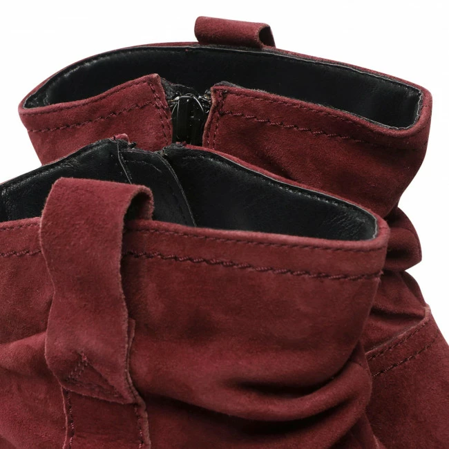Ankle Boots LASOCKI - WI23-DALIA3-10 Maroon Dark Red 8 Ankle Boots LASOCKI - WI23-DALIA3-10 Maroon Dark Red - Image 6
