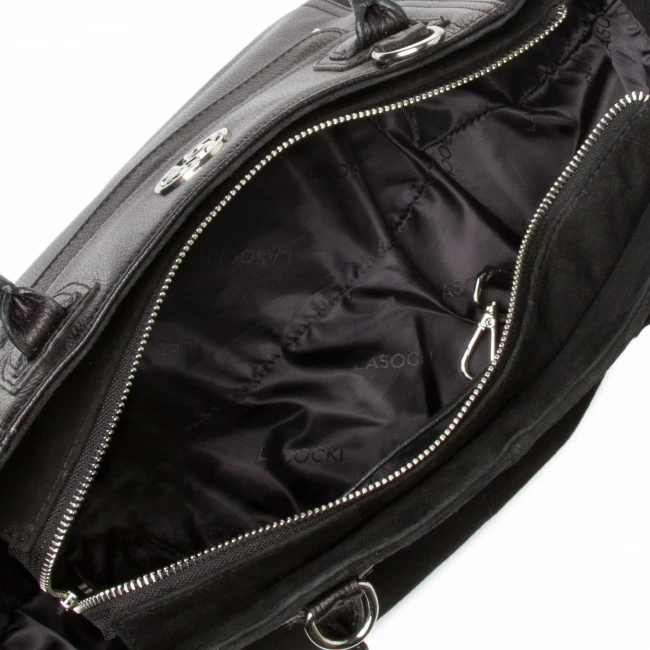 Classic Handbag LASOCKI - MLT-K-011-10-01 Black Black 8 Classic Handbag LASOCKI - MLT-K-011-10-01 Black Black - Image 6