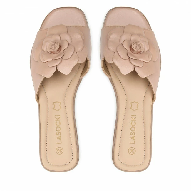 Casual Mules Klapki LASOCKI - WI16-MENA-06 Beżowy Beige 8 Casual Mules Klapki LASOCKI - WI16-MENA-06 Beżowy Beige - Image 6