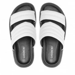 Casual Mules Slides LASOCKI - WI16-4808-05 White White 13 Casual Mules Slides LASOCKI - WI16-4808-05 White White -Lasocki Store Online 06 5904248679699 rz