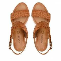 Wedges Sandals LASOCKI - RST-4766-01 Camel Brown 13 Wedges Sandals LASOCKI - RST-4766-01 Camel Brown -Lasocki Store Online 06 5904248691011 rz
