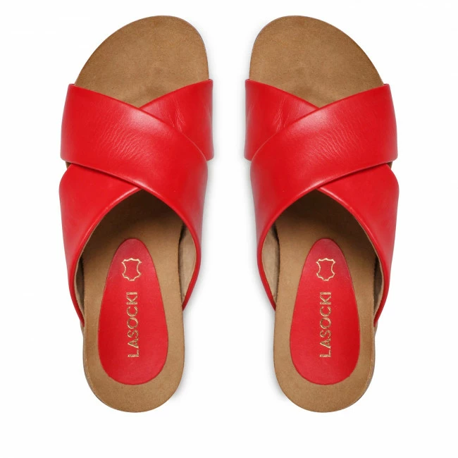 Casual Mules Slides LASOCKI - RST-1883-07 Red Red 8 Casual Mules Slides LASOCKI - RST-1883-07 Red Red - Image 6
