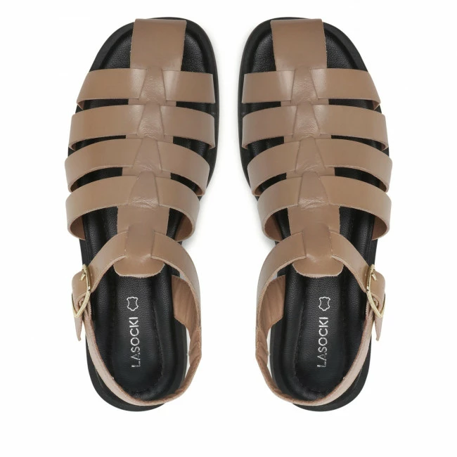 Casual Sandals Sandals LASOCKI - EST-BRAGA-09 Beige Beige 8 Casual Sandals Sandals LASOCKI - EST-BRAGA-09 Beige Beige - Image 6