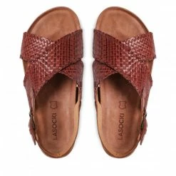 Casual Sandals Sandals LASOCKI - WI12-MARIYO-02 Chocolate Brown Brown -Lasocki Store Online 06 5904248700638 rz