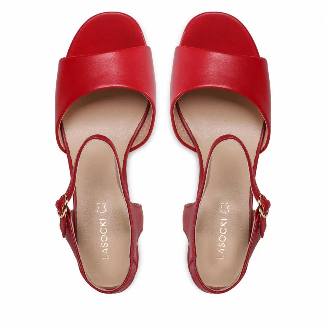 Casual Sandals Sandals LASOCKI - WYL3117-2Z Red Red 8 Casual Sandals Sandals LASOCKI - WYL3117-2Z Red Red - Image 6