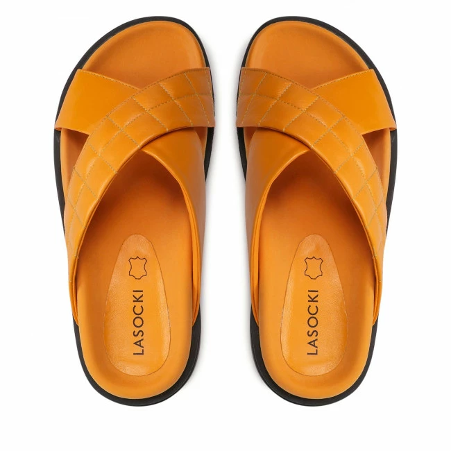 Casual Mules Slides LASOCKI - WI16-SARDYNIA-01A Yellow Yellow 8 Casual Mules Slides LASOCKI - WI16-SARDYNIA-01A Yellow Yellow - Image 6