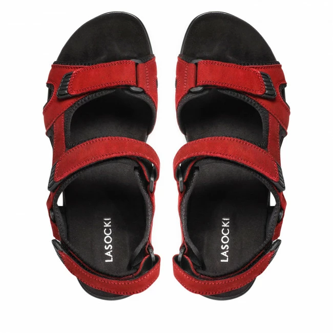 Sandals LASOCKI - MI07-A714-A618-20 Red Red 8 Sandals LASOCKI - MI07-A714-A618-20 Red Red - Image 6