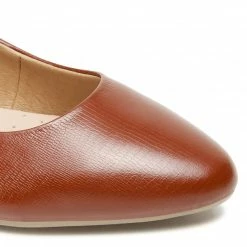 Ballerina Shoes Flats LASOCKI - RST-KAJA-06 Camel Brown -Lasocki Store Online 06 5904248966584 rz