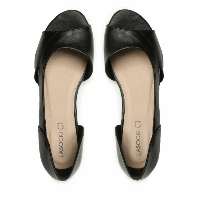 Wedges Sandals LASOCKI - OCE-TTT-06 Black Black 8 Wedges Sandals LASOCKI - OCE-TTT-06 Black Black - Image 6