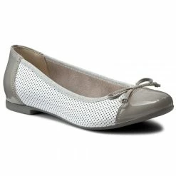 Ballerina Shoes Flats LASOCKI - SPINA-01 Biały/Szary White