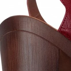 Casual Sandals Sandals LASOCKI - 2025-02 Red Dark Red -Lasocki Store Online 5903419452352 6