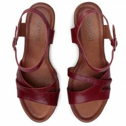 Casual Sandals Sandals LASOCKI - 2025-02 Red Dark Red -Lasocki Store Online 5903419452352 7