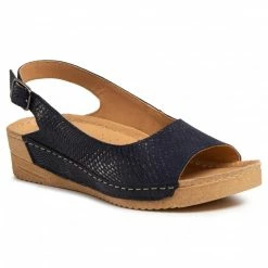 Wedges Sandals LASOCKI - 1891-02 Cobalt Blue Navy Blue