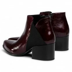 Ankle Boots LASOCKI - 70814-01 Maroon Dark Red -Lasocki Store Online 5903698068244 02 rz