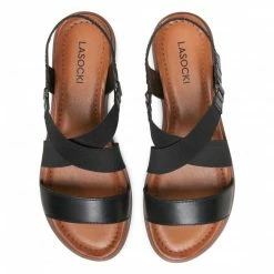 Casual Sandals Sandals LASOCKI - WI23-FOXI-11 Black 2 Black -Lasocki Store Online 5903698274393 05 rz