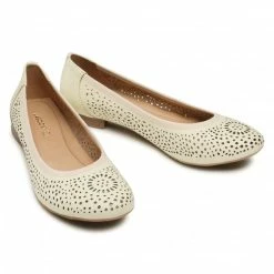 Ballerina Shoes Flats LASOCKI - Rst-Akira-02 Yellow Yellow -Lasocki Store Online 5903698336220 05 rz