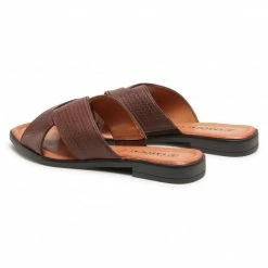 Casual Mules Slides LASOCKI - WI16-MENA-02 Brown Brown -Lasocki Store Online 5903698425252 02 rz
