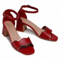 Casual Sandals Sandals LASOCKI - 2051K-06 Red Red -Lasocki Store Online 5903698610863 05 rz