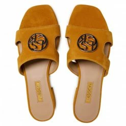 Casual Mules Slides LASOCKI - 1871-02 Yellow Yellow -Lasocki Store Online 5903698624730 03 rz