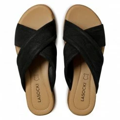 Casual Mules Slides LASOCKI - RST-2228-01 Black 1 Black -Lasocki Store Online 5903698663524 06 rz