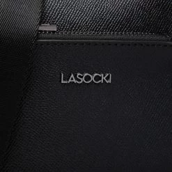 Men's Messenger Bag LASOCKI FOR MEN - BLR-U-044-10-06 Black Black -Lasocki Store Online 5903698858982 03 ki