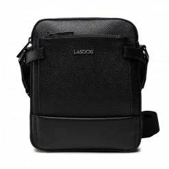 Men's Messenger Bag LASOCKI FOR MEN - BLR-U-044-10-06 Black Black