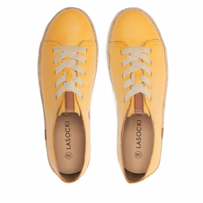 Espadrilles LASOCKI - WI16-BENTA-01 Yellow Yellow 8 Espadrilles LASOCKI - WI16-BENTA-01 Yellow Yellow - Image 6
